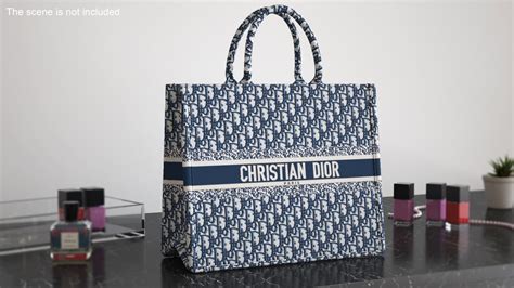 dior navy blue|dior blue tote bag.